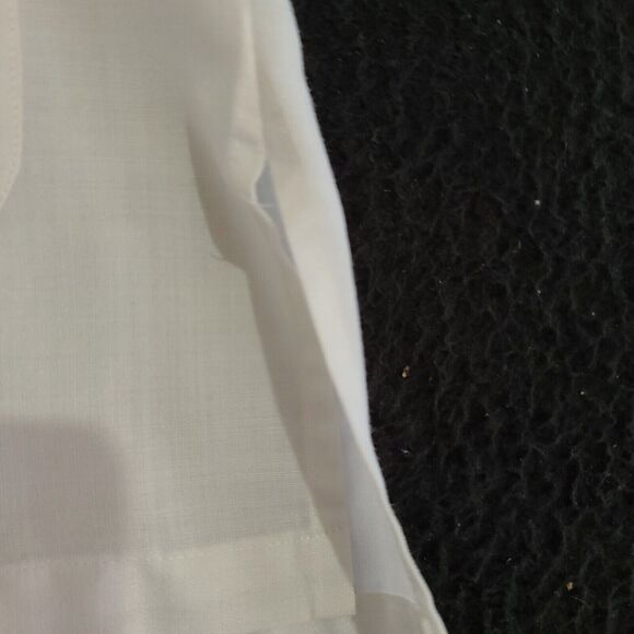 Red Horse Mens Button Up Shirt White Size Large Polyester Blend Pockets Design - Picture 11 of 12